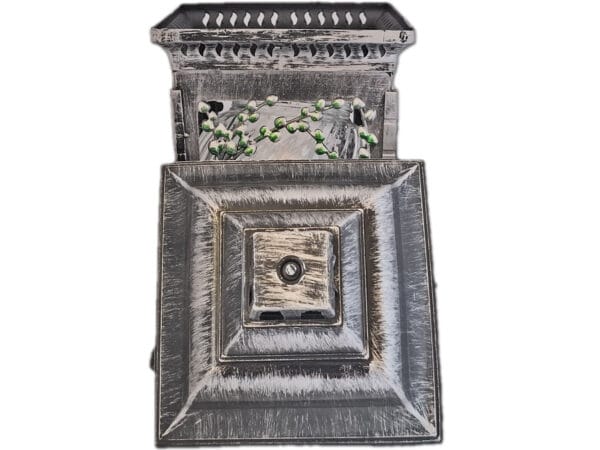 ZNICZ ZNICZE LAMPION NA GRÓB 2070 WIELKANOC SREBRO +WKŁAD