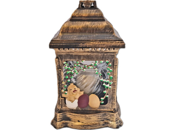 ZNICZ ZNICZE LAMPION NA GRÓB 2070 WIELKANOC ZŁOTO +WKŁAD