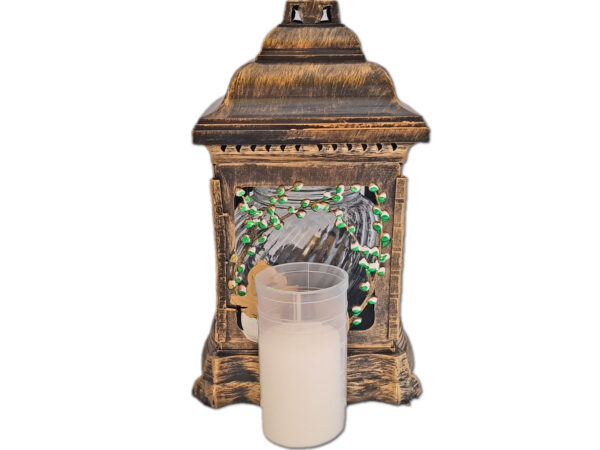 ZNICZ ZNICZE LAMPION NA GRÓB 2070 WIELKANOC ZŁOTO +WKŁAD