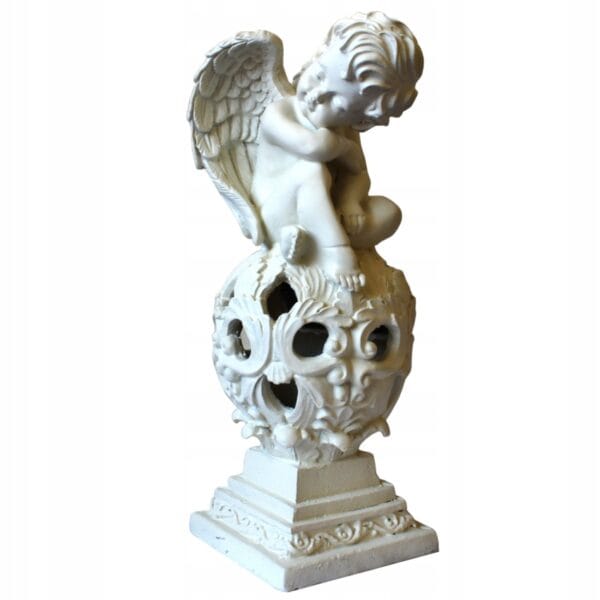 ZNICZ LAMPION SOLARNY ANIOŁEK FIGURKA