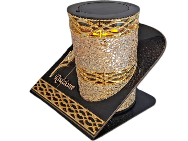 RODZICE RODZICOM SOLAR SOLARNY FOTOWOLTAICZNY ZNICZ LAMPION AKR TUBA ZŁOTO LUSTRZANE