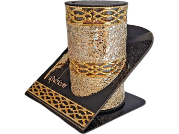 RODZICE RODZICOM SOLAR SOLARNY FOTOWOLTAICZNY ZNICZ LAMPION AKR TUBA ZŁOTO LUSTRZANE