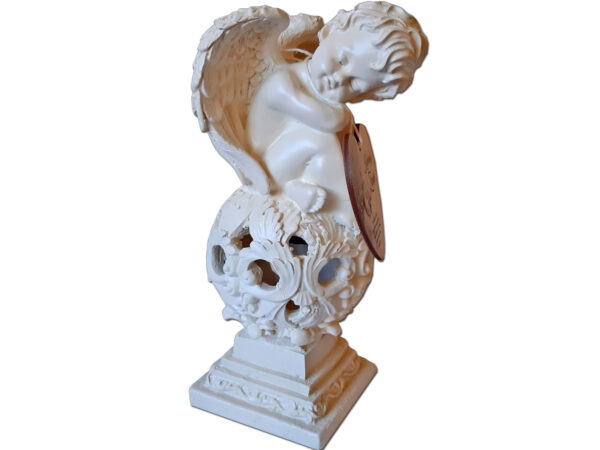 ŻONA DLA ŻONY ZNICZ LAMPION SOLARNY ANIOŁ NA GRÓB