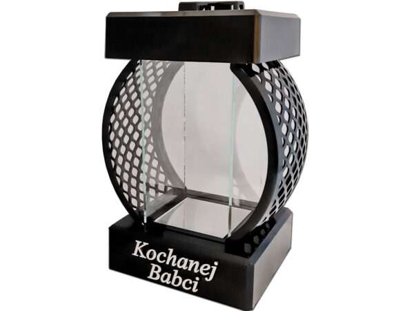 BABCIA BABCI SR ZNICZ LAMPION KOŁO RTN GŁADKI CZARNY