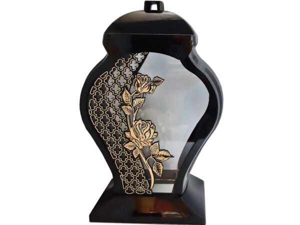 ZNICZ ZNICZE LAMPION LAMPIONY NA GRÓB FAR RÓŻA ZŁOTO