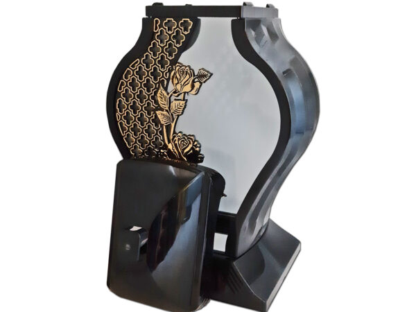 ZNICZ ZNICZE LAMPION LAMPIONY NA GRÓB FAR RÓŻA ZŁOTO