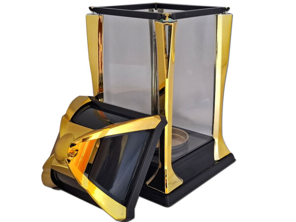 ZNICZ ZNICZE LAMPION LATARNIA NA GRÓB KPL ZŁOTO