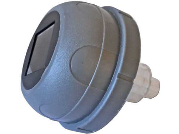 KAPTUREK SOLARNY ZNICZ POKRYWA FI72 SREBRO