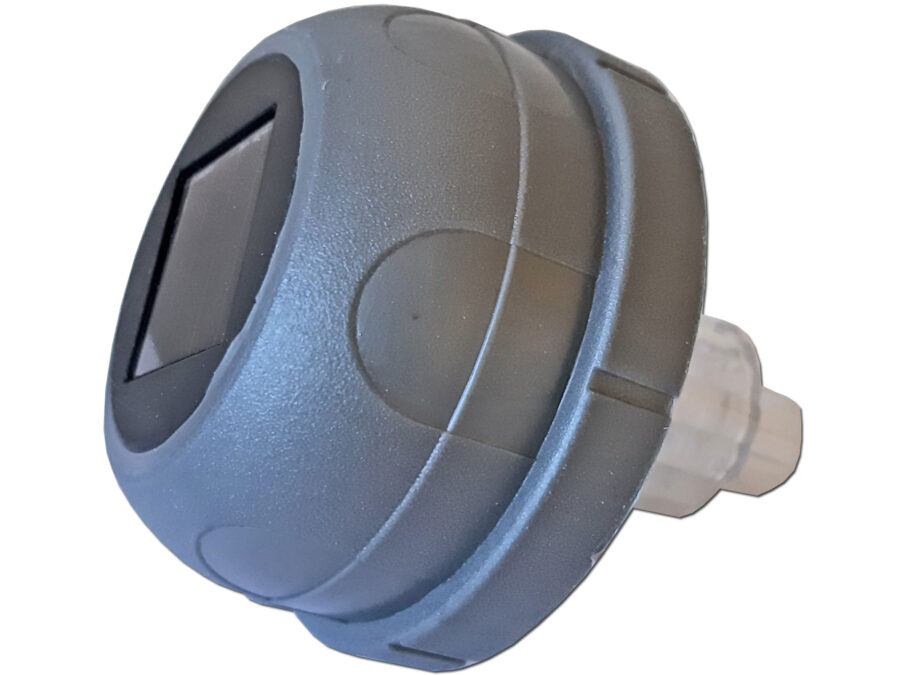 KAPTUREK SOLARNY ZNICZ POKRYWA FI72 SREBRO