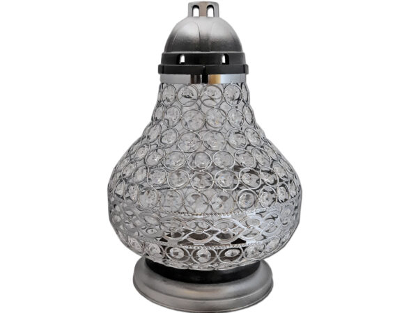 ZNICZ LAMPION MOZAIKA KARAFA VIP SREBRO+WKŁAD 5 DNI