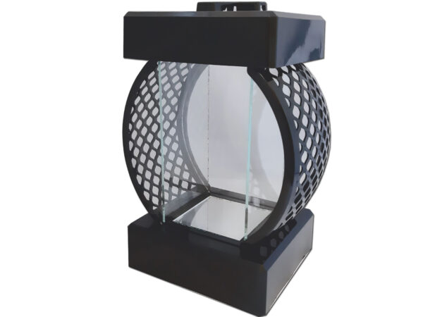 ZNICZ LAMPION KOŁO RTN GŁADKI CZARNY