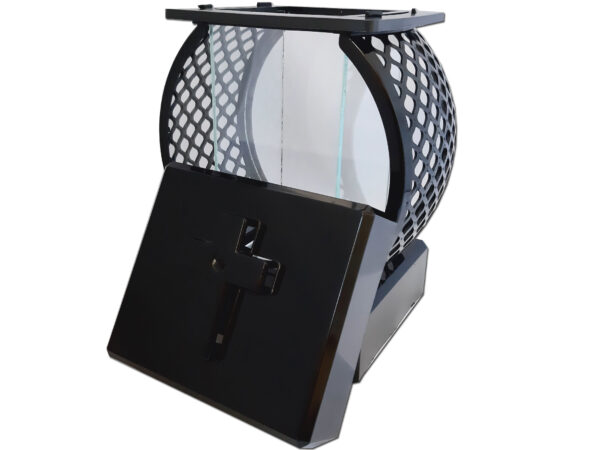 ZNICZ LAMPION KOŁO RTN GŁADKI CZARNY