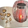 koszyk-solar-srebro2.jpg ZNICZ LAMPION SOLARNY FOTOWOLTAICZNY NA GRÓB KOSZ SKOS SREBRO