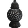 ZNICZ ZNICZE LAMPION NA GRÓB KULA MAŁA PŁM CZARNA