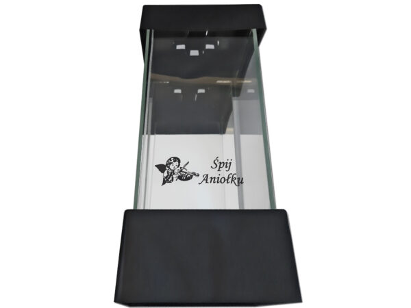 ZNICZ ZNICZE LAMPION NA GRÓB LA250 CZARNY SENTENCJA