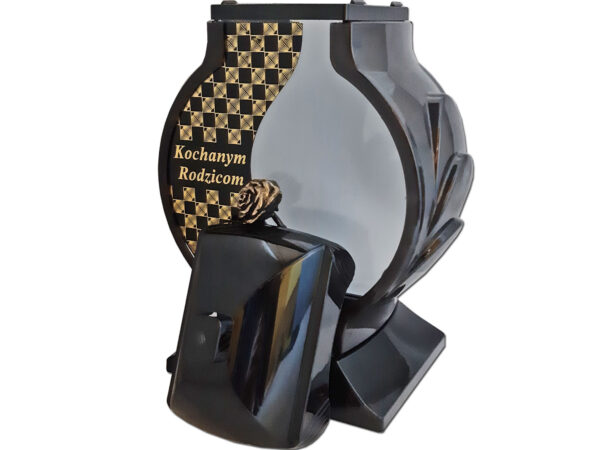 RODZICE RODZICOM ZNICZ ZNICZE LAMPION NA GRÓB OB CZARNO ZŁOTY