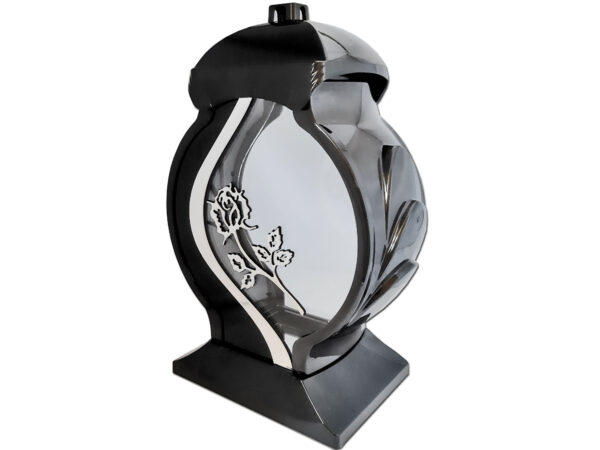 ZNICZ ZNICZE LAMPION NA GRÓB OB LUSTRO CZARNY