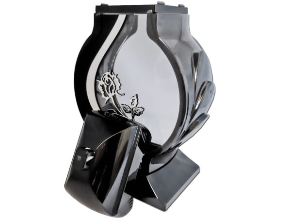 ZNICZ ZNICZE LAMPION NA GRÓB OB LUSTRO CZARNY