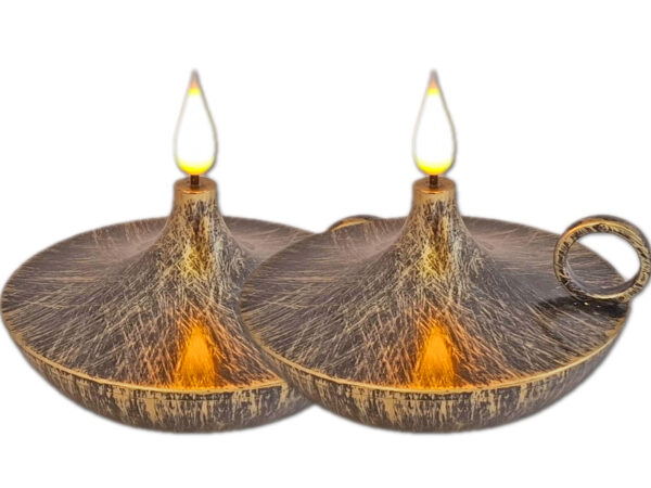 ZNICZ LAMPION WKŁAD WKŁADY OZDOBA LAMPKA ZŁOTO ZESTAW 2 SZTUKI