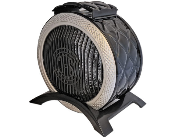 ZNICZ ZNICZE LAMPION NA GRÓB KOŁO OXF CZARNO SREBRNE