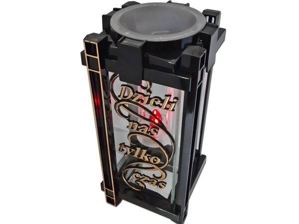 ZNICZ LAMPION PLK SENTENCJA ZŁOTO NA GRÓB SOLAR SOLARNY FOTOWOLTAICZNY