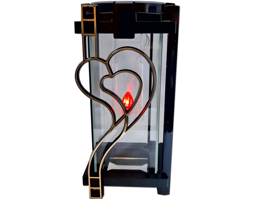 palka-solar-serce-zlo1.jpg ZNICZ LAMPION PLK SERCE ZŁOTO NA GRÓB SOLAR SOLARNY FOTOWOLTAICZNY