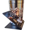 paris-sol-sre-roz-syn3.jpg SYN SYNOWI ZNICZ LAMPION SOLARNY SOLAR FOTOWOLTAICZNY TUBA RÓŻA SREBRO