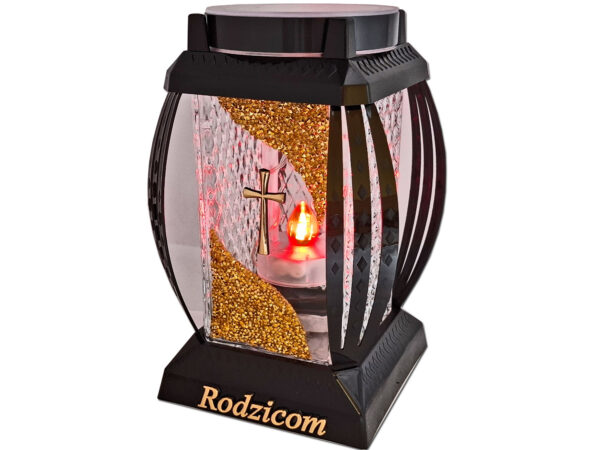 RODZICE RODZICOM SOLAR SOLARNY FOTOWOLTAICZNY ZNICZ LAMPION NA GRÓB VERA ZŁ