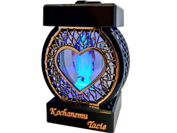 rat-kol-cz-ser-tat-fig1.jpg TATA TACIE ZNICZ LAMPION NA GRÓB KOŁO RTN SERCE RAMA ZŁOTO+FIGURKA LED