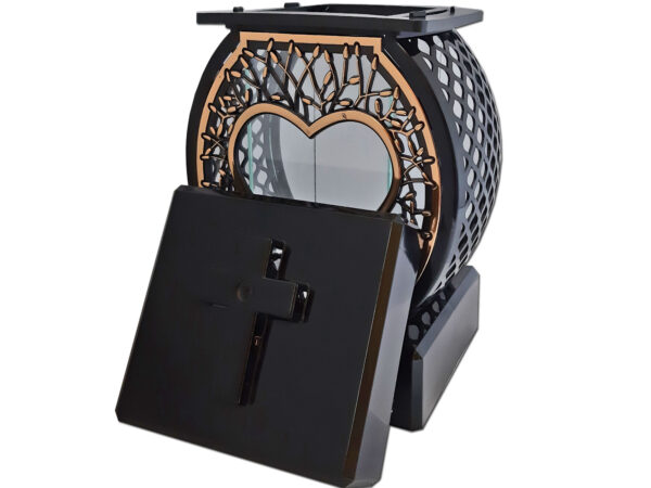 BRAT BRATU ZNICZ LAMPION NA GRÓB KOŁO RTN SERCE RAMA ZŁOTO