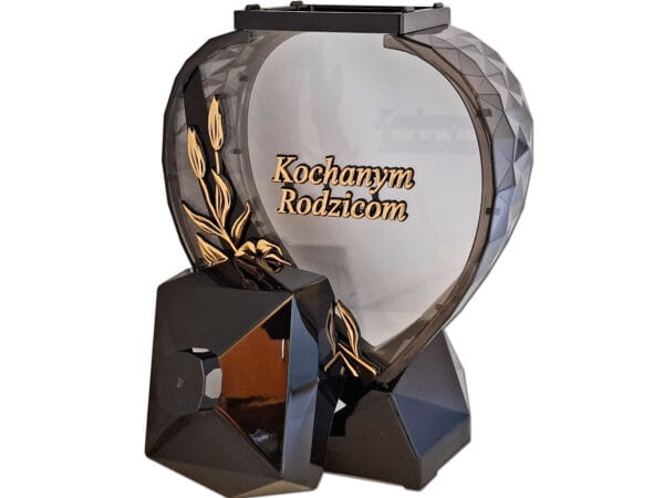 rodz-ser-nap-kal-zlot2.jpg RODZICE RODZICOM ZNICZ ZNICZE LAMPION SERCE D KALIA CZARNY ZŁOTO LITERY