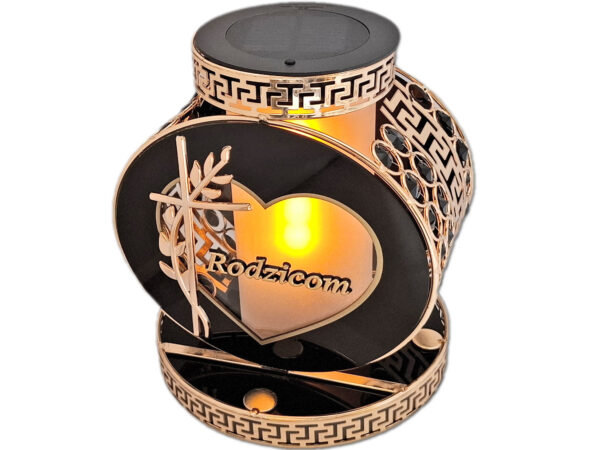 RODZICE RODZICOM SOLAR FOTOWOLTAICZNY ZNICZ VIP KOŁO ZŁ-CZARNE KRYSZTAŁKI