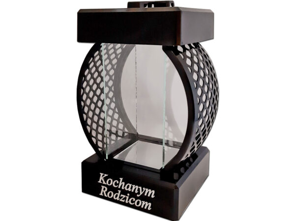 RODZICE RODZICOM SR ZNICZ LAMPION KOŁO RTN GŁADKI CZARNY