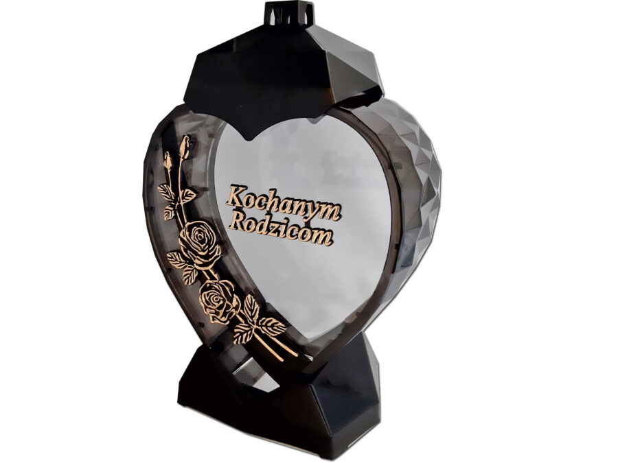 ser-nap-lite-rod-roz-zl1.jpg RODZICE RODZICOM ZNICZ ZNICZE LAMPION SERCE D RÓŻA CZARNY ZŁOTO LITERY