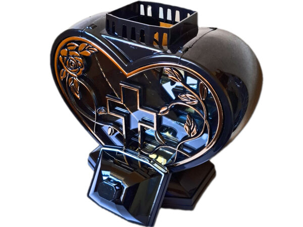 ZNICZ ZNICZE LAMPION NA GRÓB SERCE GIGANT RAMKA KRZYŻ