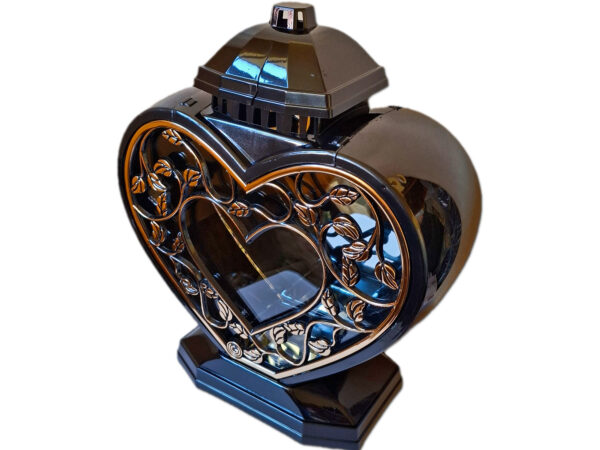 ZNICZ ZNICZE LAMPION NA GRÓB SERCE GIGANT RAMKA SERCE