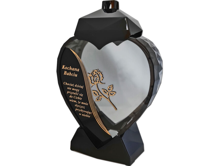 serc-nap-babc-wie-roz-zl1.jpg BABCIA BABCI ZNICZ LAMPION NA GRÓB SERCE D CZARNY RÓŻA SENTENCJA ZŁOTO