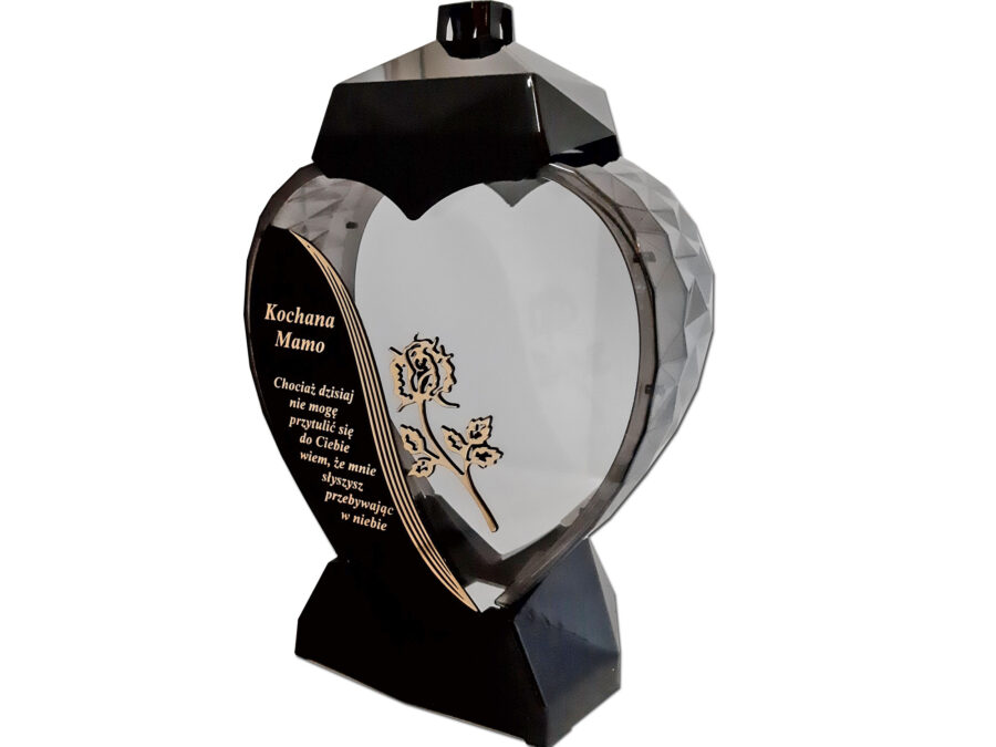 serc-nap-mama-wie-roz-zl1.jpg MAMA MAMIE ZNICZ ZNICZE LAMPION SERCE D CZARNY RÓŻA SENTENCJA ZŁOTO