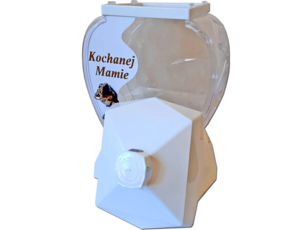 ZNICZ MAMA MAMIE SERCE MAŁE DEDYKACJA BIAŁY