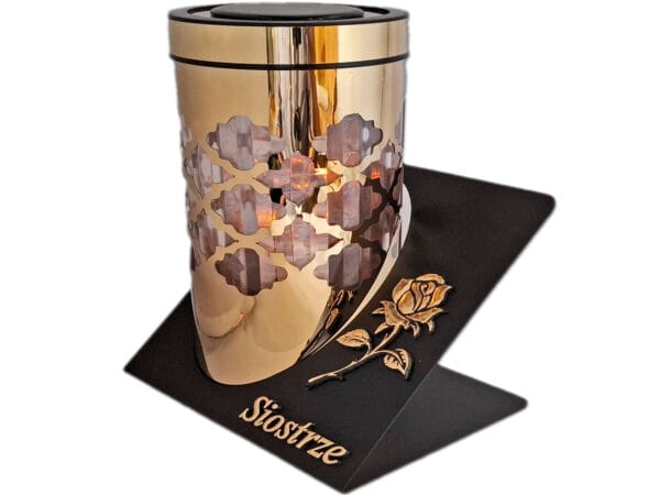 siostr-sol-paris-roz-zl2.jpg SIOSTRA SIOSTRZE ZNICZ LAMPION SOLARNY SOLAR FOTOWOLTAICZNY TUBA RÓŻA ZŁOTO