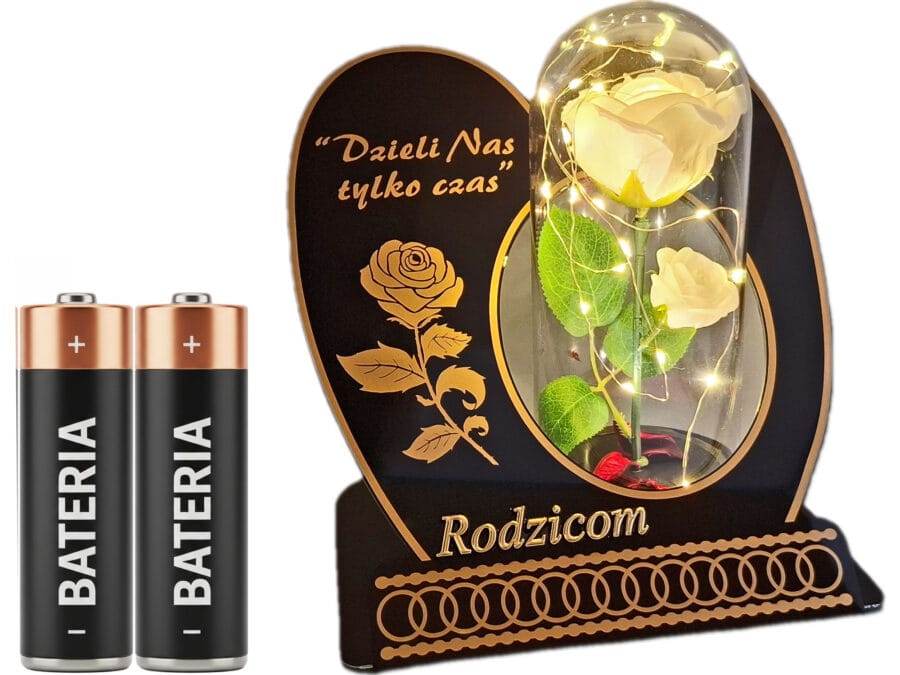 skos-ser-roza-bia-rod1.jpg RODZICE RODZICOM ZNICZ LAMPION NA GRÓB SKOS RÓŻA BIAŁA+LEDY