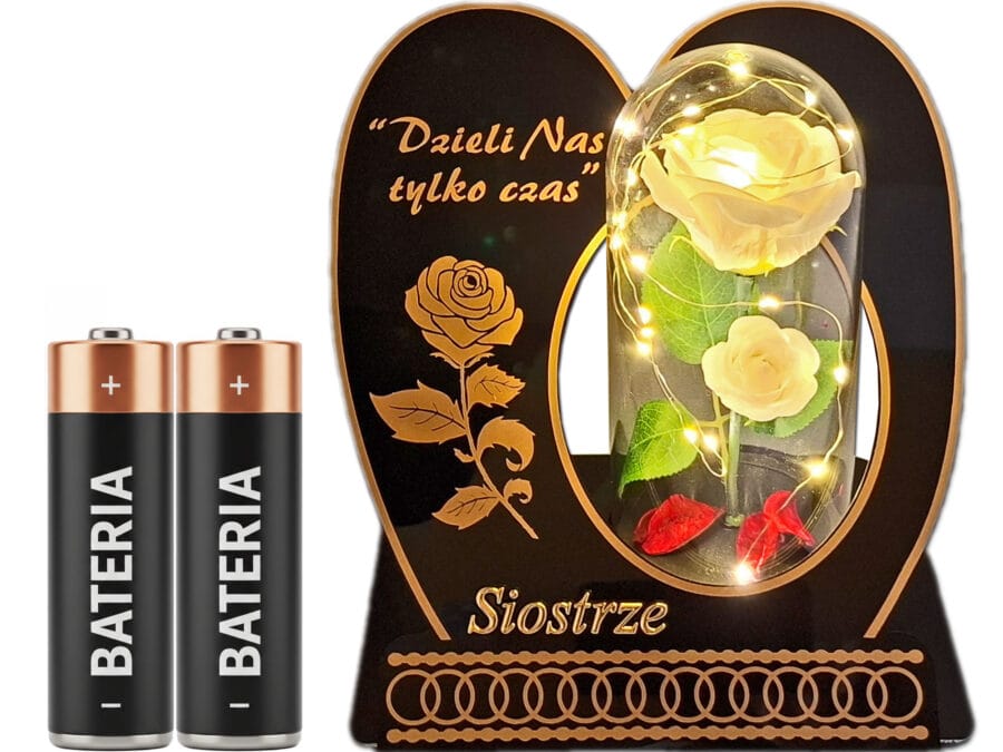 skos-ser-roza-bia-sios2.jpg SIOSTRA SIOSTRZE ZNICZ LAMPION NA GRÓB SKOS RÓŻA BIAŁA+LEDY