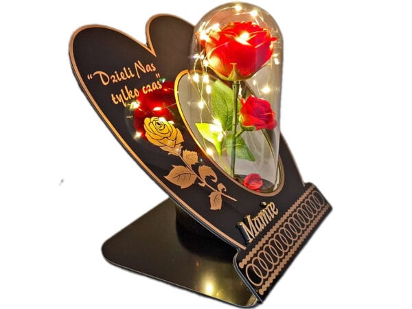 skos-ser-roza-cze-mam3.jpg MAMA MAMIE ZNICZ LAMPION NA GRÓB SKOS RÓŻA CZERWONA+LEDY