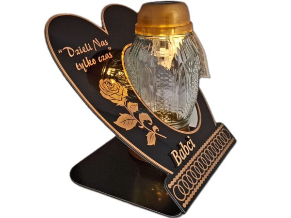 BABCIA BABCI ZNICZ LAMPION NA GRÓB SKOS SOLAR