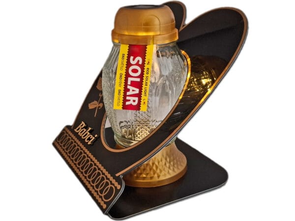 BABCIA BABCI ZNICZ LAMPION NA GRÓB SKOS SOLAR