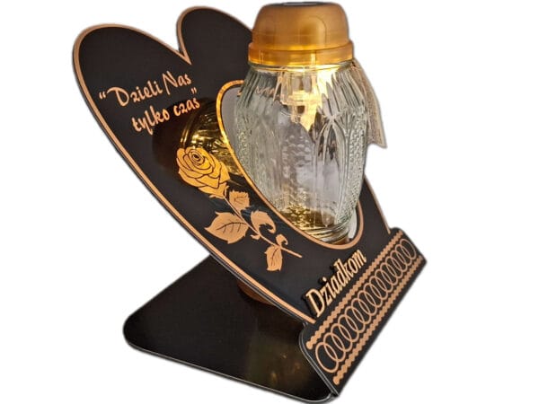 DZIADKOM DZIADKI ZNICZ LAMPION NA GRÓB SKOS SOLAR