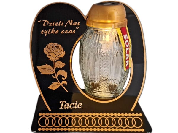 TATA TACIE ZNICZ LAMPION NA GRÓB SKOS SOLAR