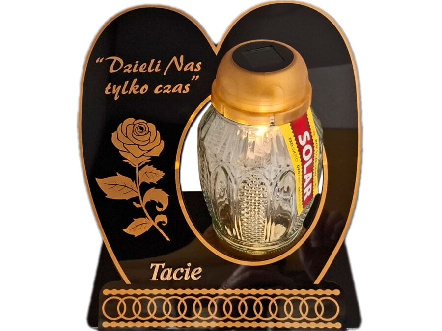 TATA TACIE ZNICZ LAMPION NA GRÓB SKOS SOLAR