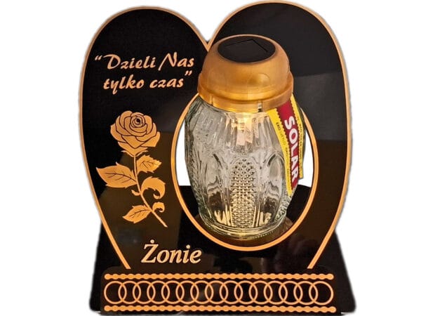 ŻONA ŻONIE ZNICZ LAMPION NA GRÓB SKOS SOLAR