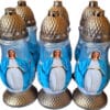 ZNICZ ZNICZE LAMPION NA GRÓB ZESTAW 6 SZTUK SL MARIA +WKŁAD